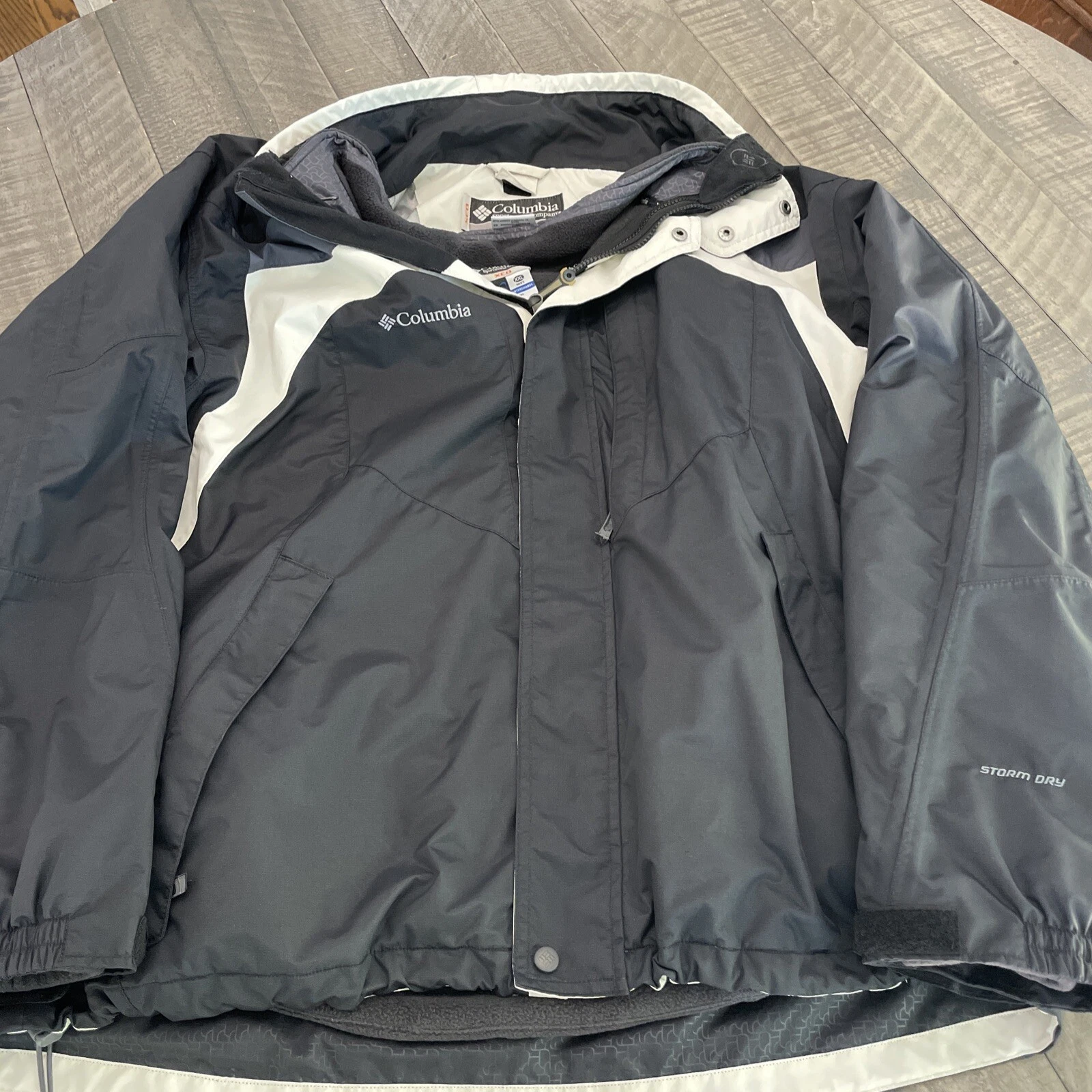 Columbia XCO Core Interchange Storm Dry Jacket Coat Mens Size 2XL Waterproof Ski