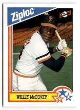 1992 Dowbrands Ziploc - Willie Lee McCovey #7 San Francisco Giants 
