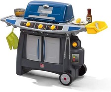 Step2 Sizzle  Smoke BBQ Grill Kids Playset, Indoor/Outdoor Kitchenette