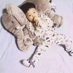 Peluche Elephant Doudou Jouet Pour Bebe En Oreiller Doux Geant Sommeil Apaise Ebay