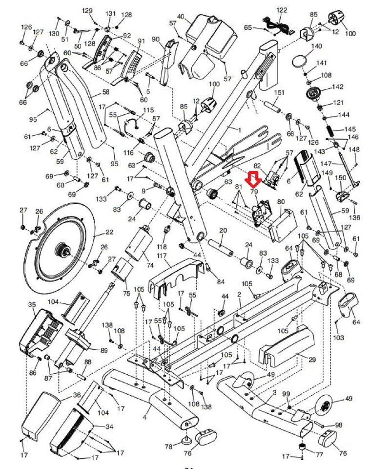 Nordictrack S22I S15I Stationary Bike Motor Control Board Controller 430157 - Image 4 of 4