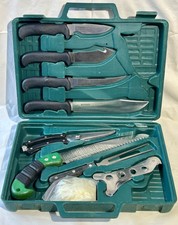 Eastman Outdoors Professional Game Processing Kit – Stainless Steel Butchering Set With Folding Case, 9-Piece