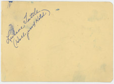 Lurene Tuttle Radio Actress Autographed Signed Album Page AMCo COA 25034