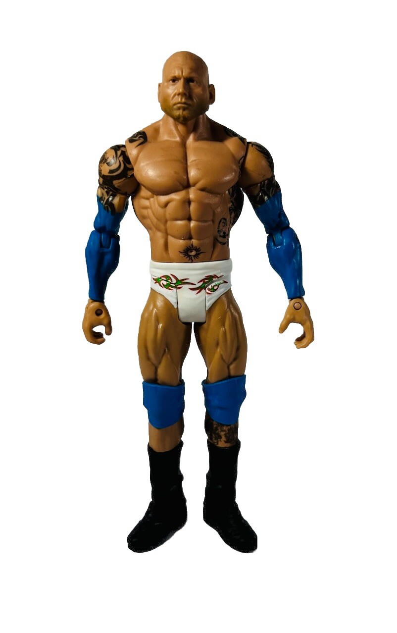Custom Batista WWE Mattel WrestleMania 6” Wrestling Action Figure Blue WWF AEW