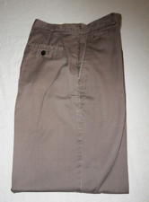 Vintage Docker Khakis Pants Womens 8 x 29 Brown Taper Leg Flat Front