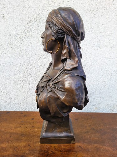 Picault - Dalila, Sculpture En Bronze Signé, Fin XIXème Siècle - Picture 6 of 15
