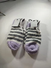 West Loop 2 Pair Women’s Socks Low Cut Size 4-10 Fuzzy