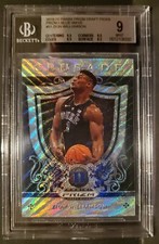 2019-20 Panini Prizm Draft Picks Zion Williamson Crusade Silver Wave /299 BGS 9