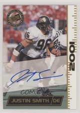 2001 Press Pass Auto Justin Smith Auto yf0