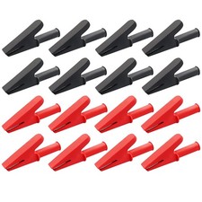 8Pairs Alligator Clips Electrical Test Kit, 16pcs Insulated Alligator Clip Cr...