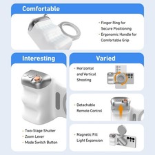 Wireless Shutter Remote Camera Handle Phone Camera Grip Handle