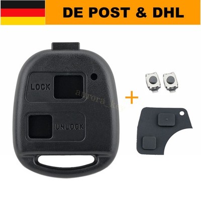 2 Tasten Schlüssel Gehäuse Für Toyota Corolla RAV4 Avensis Celica Yaris Estima
