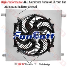 Aluminum Radiator Shroud Fan Fits 1955-1957 Ford Thunderbird T-Bird 4.4/4.8/5.1L