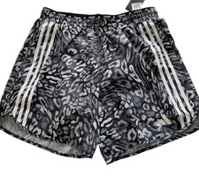 Adidas Own-The-Run 3S Running Shorts 7" Mens Size L Gray JC7399