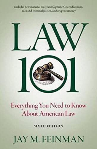 Law 101 by Jay M.  Feinman (Hardback Book) - Image 7