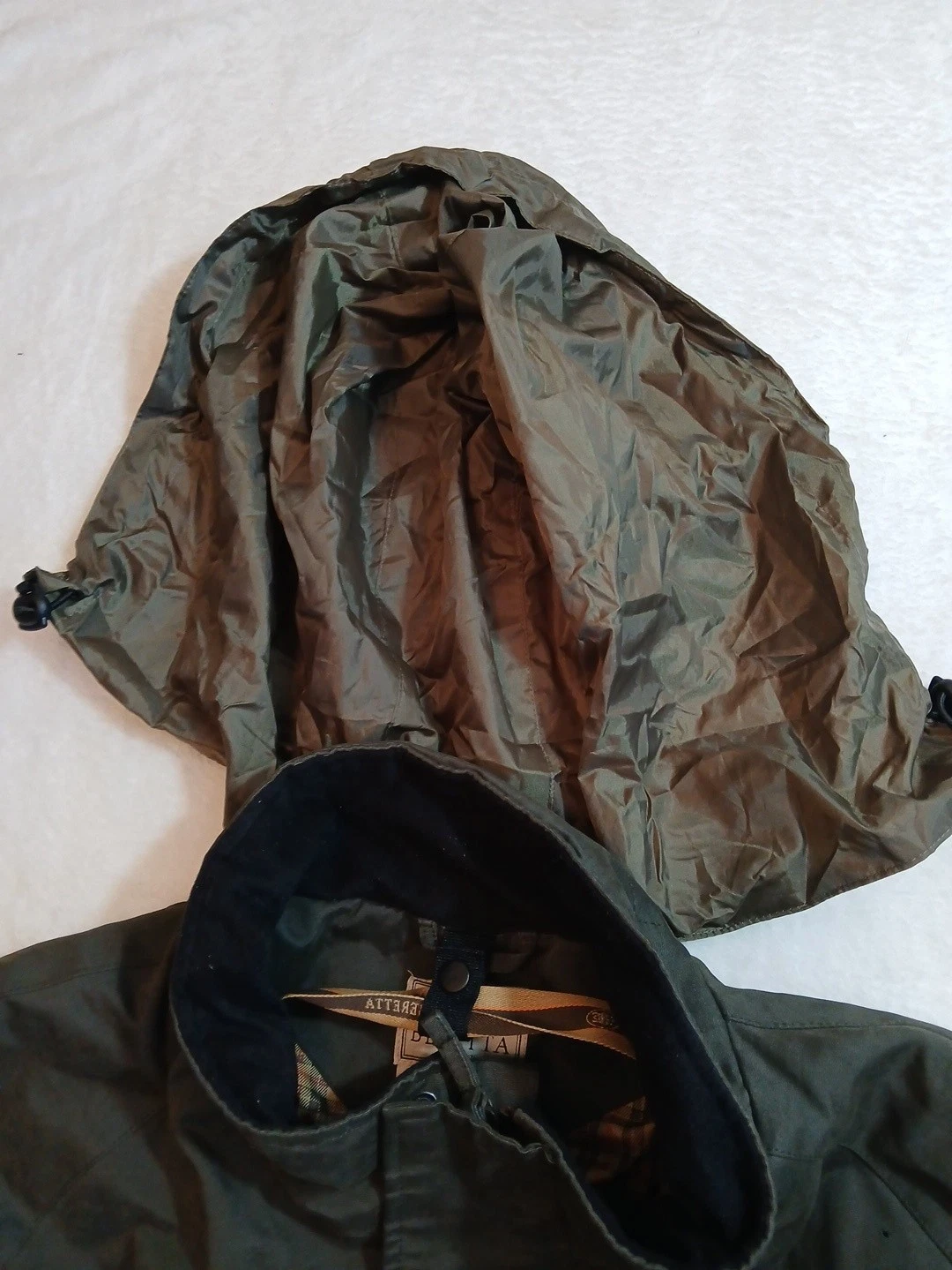 Beretta Field Coat Mens 3XL Green Hunting Shooting Jacket Italian Design EUC image 15