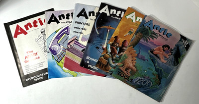 Antic Magazine 1982 Full Year Set Vol 1 Issues 1 6 Atari Computer 8Bit Retro NOS