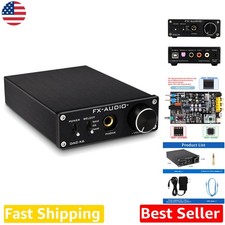 Mini HiFi DAC-X6 Headphone Amplifier, 24Bit/192KHz, USB/Optical/Coaxial, Black