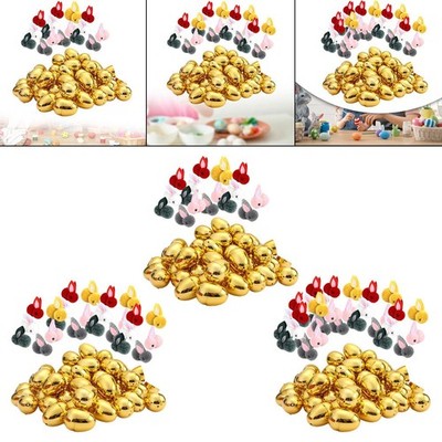 Goldene Ostereier mit Hasen Goodie Füllung