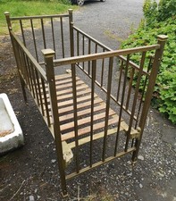 Antique Brass Cot