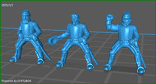 15mm ACW Generals with Kepi 1 - 3 Minis - MC Minis