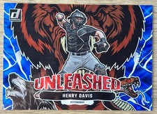 2023 Panini Donruss Unleashed Blue #U2 - Henry Davis - #d /249 Pittsburg Pirates