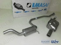 Imasaf Auspuffset Ab Kat für Ford Puma 1.6 16V 2002-2002 | Mitteltopf + Endtopf