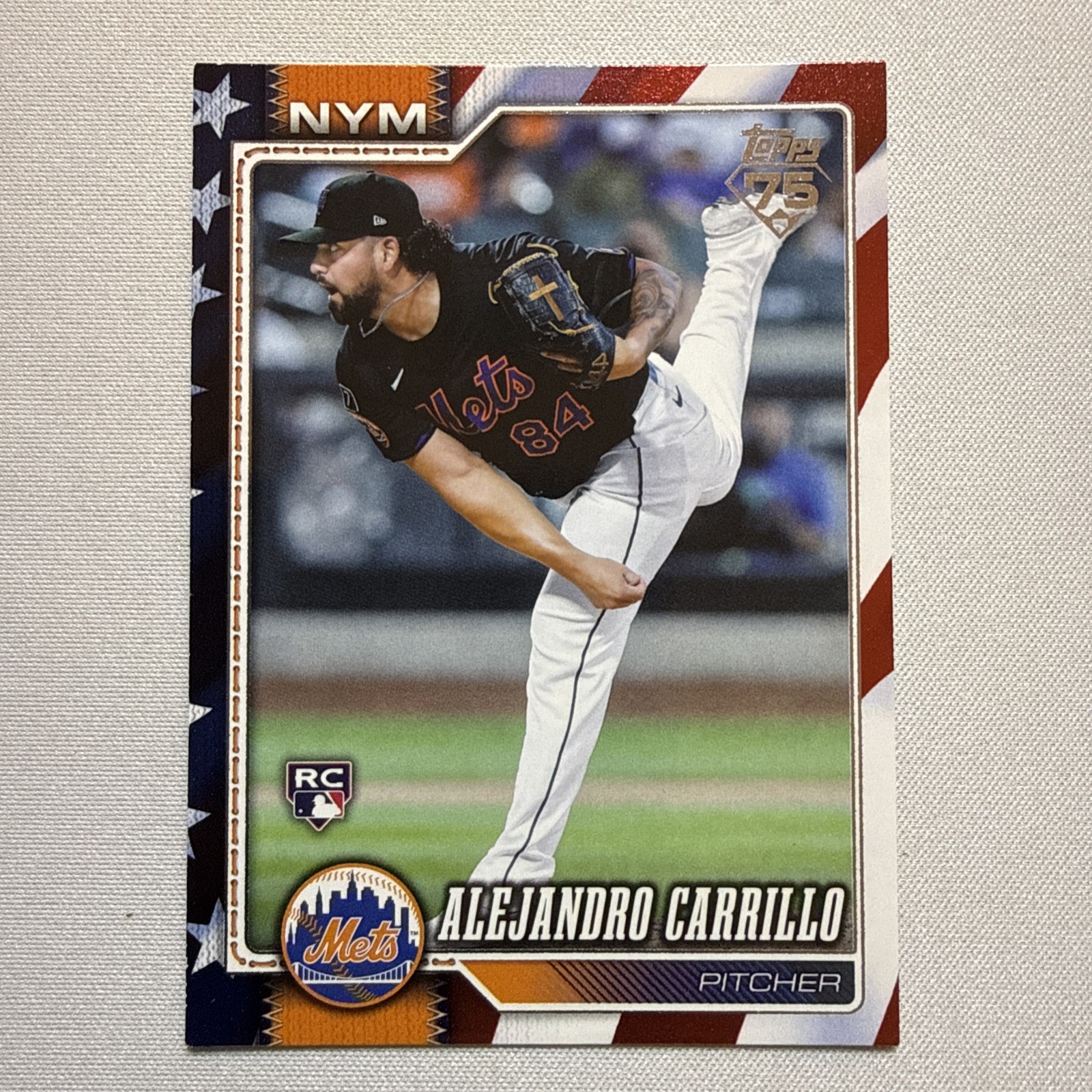 Alejandro Carrillo /76 Independence Day Parallel 2026 Topps Series 2 