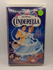 Walt Disney's Cinderella VHS Clamshell - 1995 - Rated G - Untested
