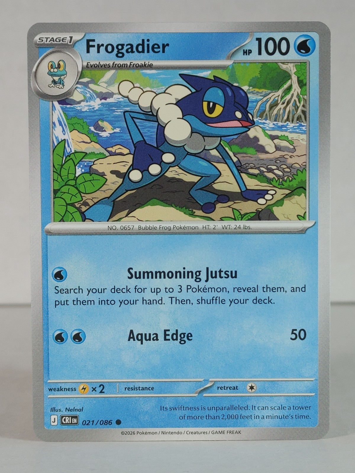 Frogadier - ME: Chaos Rising #021 - POKEMON - NM - singles