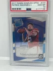 2017 Donruss Optic - Rated Rookie Patrick Mahomes II #177 (RC)