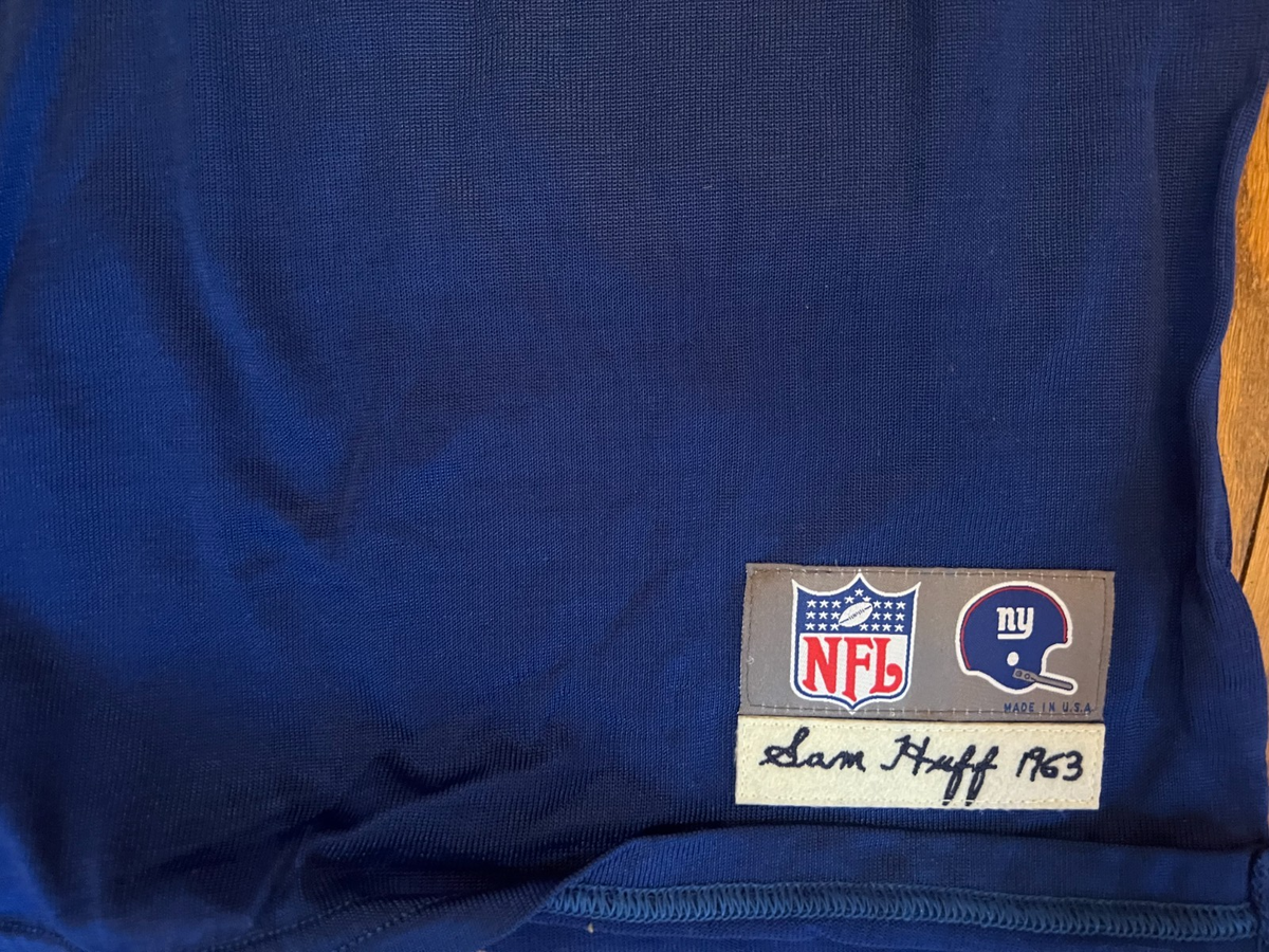 Ebbets Field Flannels New York Giants 1963 Sam Huff Durene Jersey