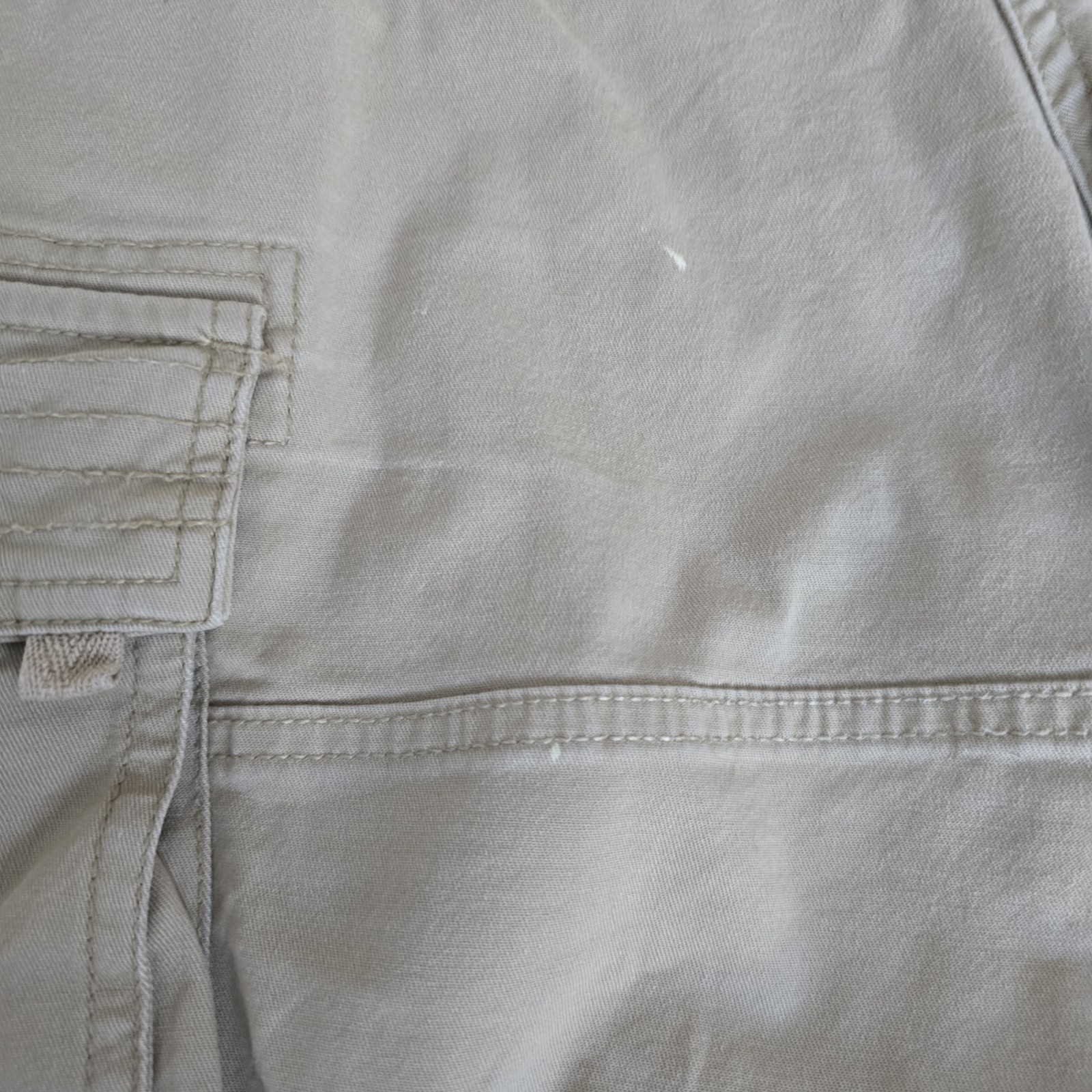 Weird Fish Cargo Shorts Beige Khaki Mens W30 Utility Combat Cotton Size 30 image 6