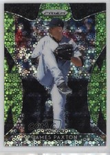 2019 Panini Prizm Tier II Lime Green Donut Circle 135/199 James Paxton #149 0c4