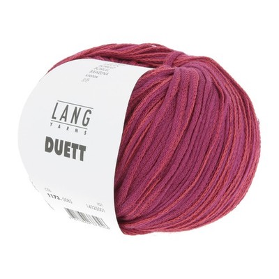 Wolle Kreativ! Lang Yarns - Duett Fb. 85 pink orange 50 g