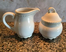 #1403 Princess House Pavillion Sugar & Creamer Set *XLNT Condition*
