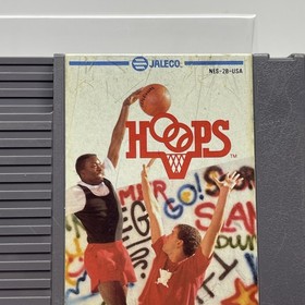 Hoops (Nintendo NES, 1989) Authentic Cart Only Tested Working Good Condition