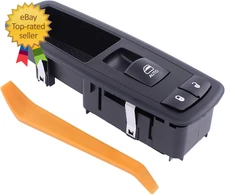 Applianpar Front Passenger Side Window Switch with Door Lock Switch for Ram 1500