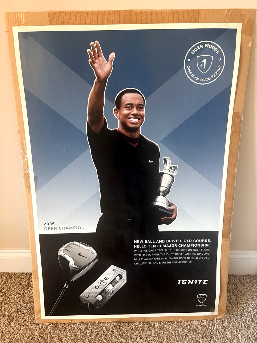 Extremely Rare Tiger Woods 2005 Open Championship Nike Ignite