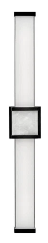 Hinkley Pietra 30 3/4" Black with White Glass LED Vanity Bath Light - Picture 6 of 7