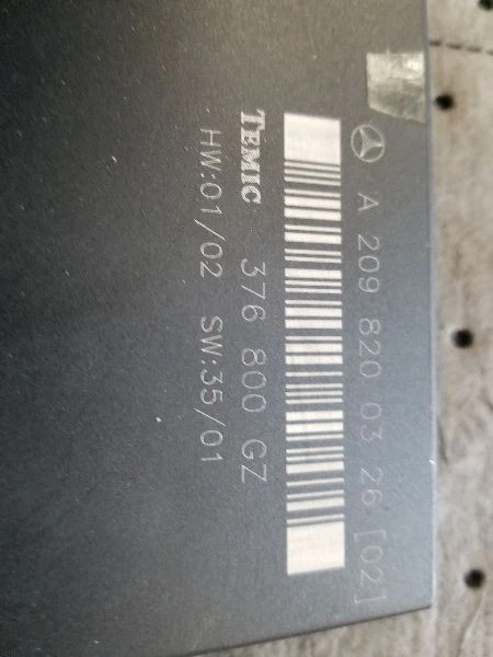 Chasis tipo ECM 209 multifunción sin llave Go se adapta 03-09 MERCEDES CLK 509790 Foto 2 de 4