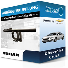 Für Chevrolet Cruze 04.2012-jetzt AUTO HAK Anhängerkupplung abnehmbar AHK