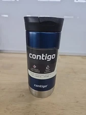 Contigo Huron Travel Mug Snapseal Leak Proof Lid 16 oz Blueberry