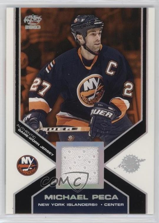 2002 Pacific Authentic Game-Worn Jerseys Holo Silver 15/40 Michael Peca #32 qw7