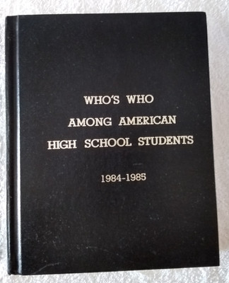Who s Who Among American High School Students 1984-1985