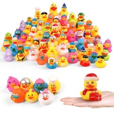 Bulk Rubber Duck Bath Toy Assortment 15 Piece Kids Bath Time Toys Set