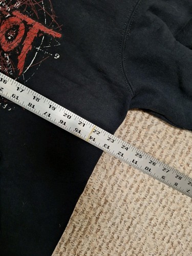 Slipknot Hoodie Y2K Nu Heavy Metal Band Sweatshirt L Horror Goth - Picture 4 of 6