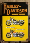 VINTAGE 1935 DATED HARLEY DAVIDSON MOTORCYCLES PORCELAIN SALES SERVICE SIGN