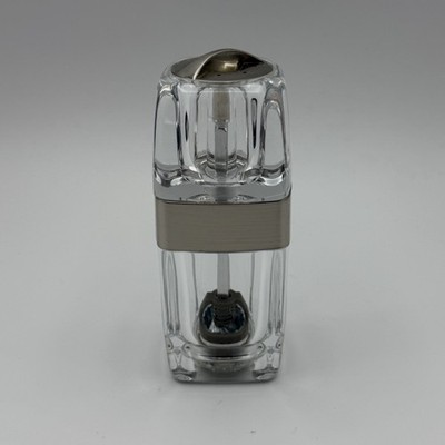 Cole & Mason Crystal Clear Manual Pepper Mill Grinder with Salt Shaker Combo