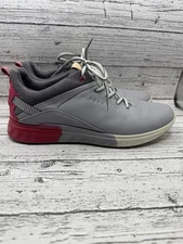 Ecco S-Three Gore-Tex Golf Shoes Gray Red Size US 10 - 10.5 EU 41